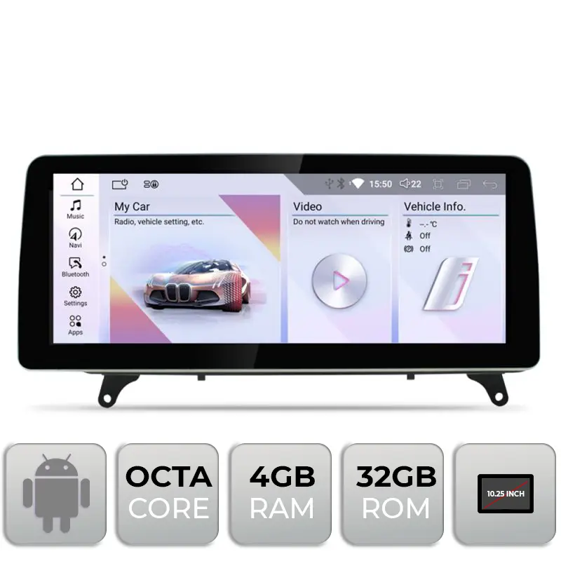 Navigație Android BMW X5 E70 X6 E71 10.25 inch CCC 4GB RAM 32GB Livrare rapidă