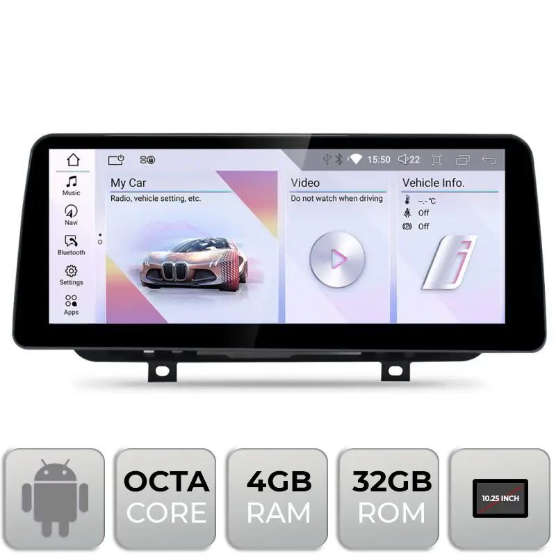 Nu rata Navigatie BMW Seria 2 F22 F45 NBT 2012-2015, Android 10.25", 4GB+32GB, 4G