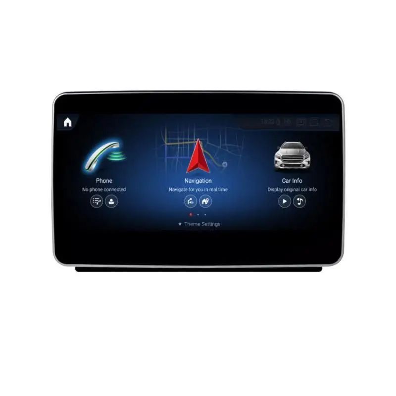 Disponibil imediat Navigație Android 9 inch pentru Mercedes ML GL X166 W166, 4G, GPS, 4+32GB