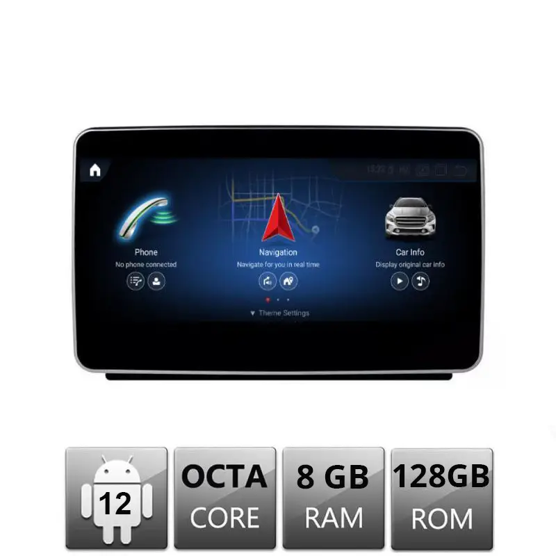 Preț promoțional Navigație Android Mercedes SLK 2012-2014 NTG4.5, ecran 9 inch, 8GB RAM