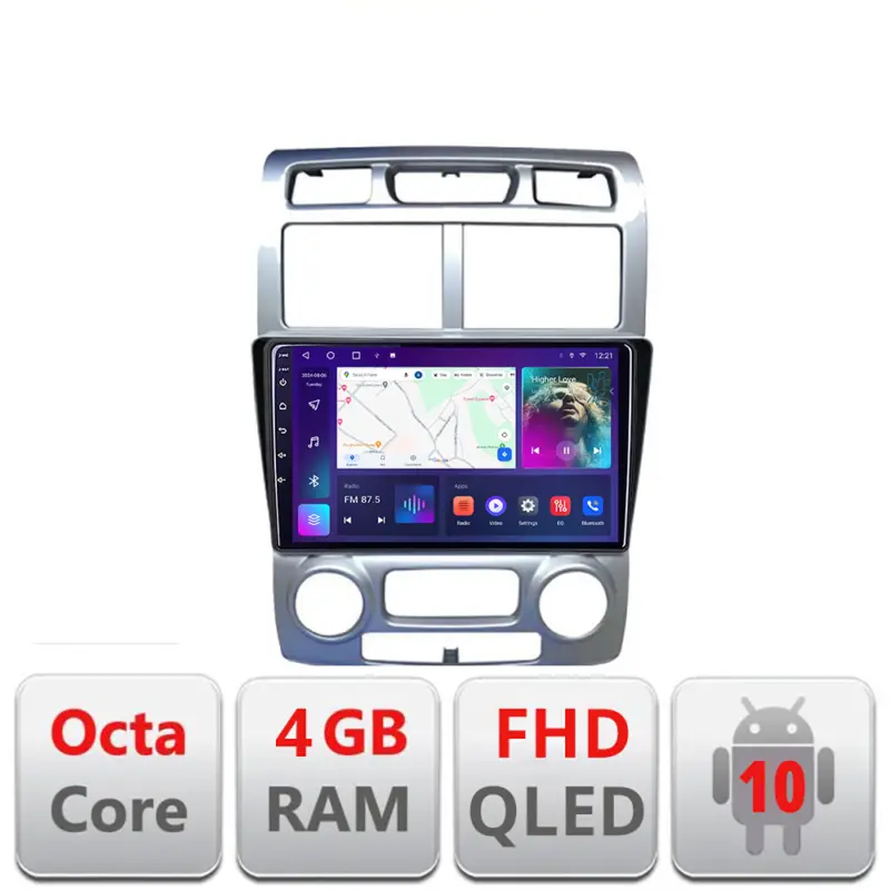 Navigatie Android Kia Sportage 2005-2007, QLED, 4GB RAM, 64GB, CarPlay Ieftin