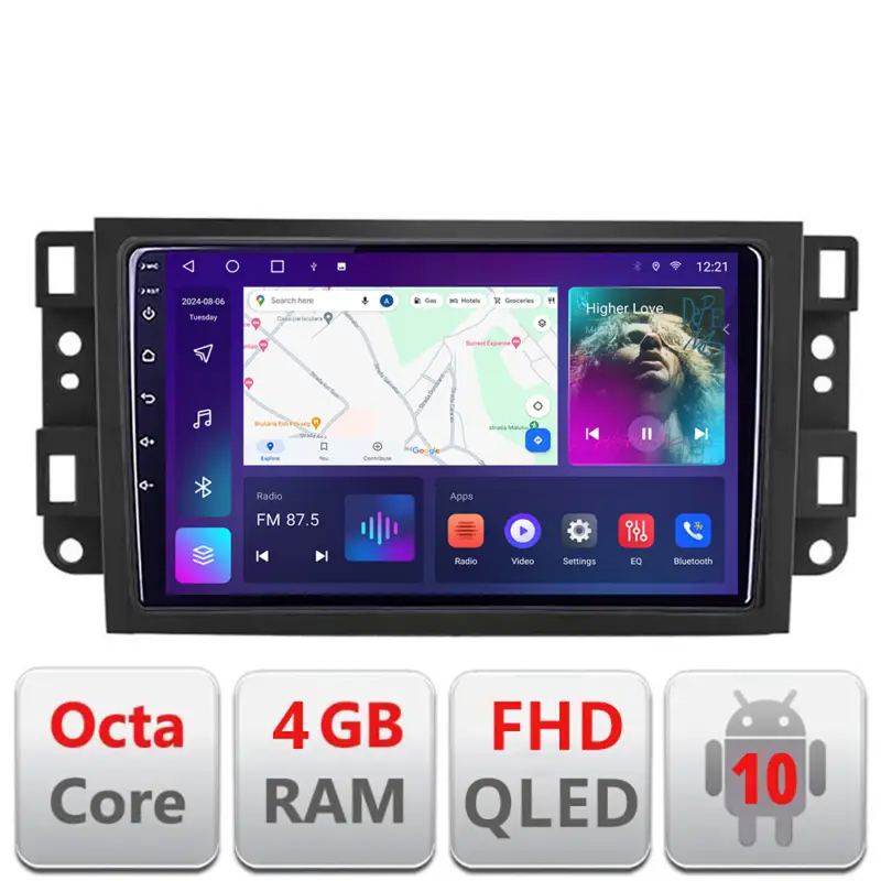 Navigatie Android Chevrolet Captiva 2008-2012 QLED 4GB+64GB CarPlay Preț redus