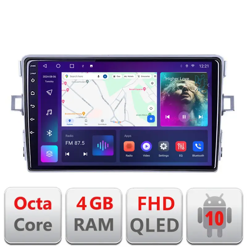 Super ofertă Navigație Toyota Verso 2010-2016 Android QLED 4GB+64GB CarPlay