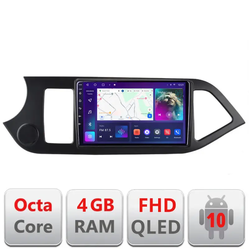 Navigatie Android Kia Picanto 2011-2015, ecran QLED, 4GB RAM, 64GB Ofertă exclusivă