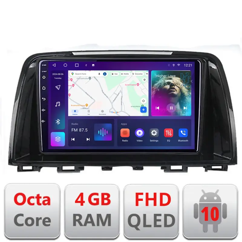 Navigatie Android Mazda 6 2013-2017 cu ecran QLED, 4GB RAM si 64GB Reducere extra