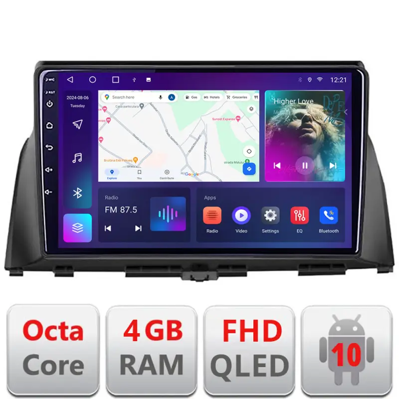 Navigație Android Kia Optima 2016+ cu ecran QLED, 4GB RAM, 64GB Cumpără online