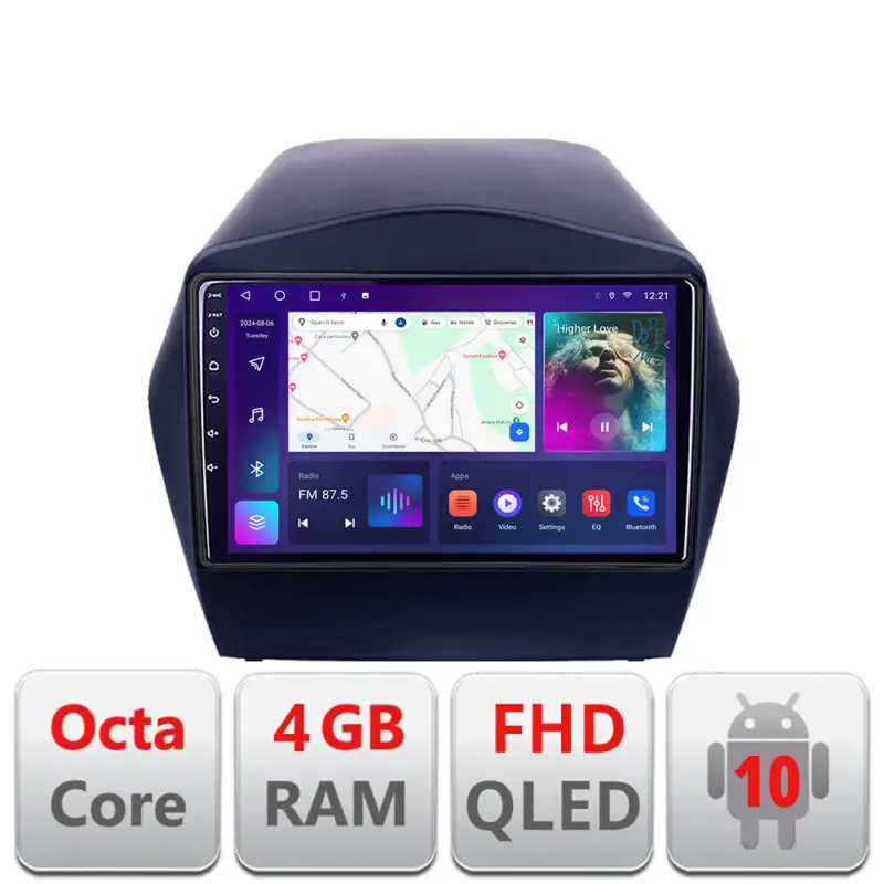 Chilipir Navigatie Android Hyundai IX35 cu ecran QLED, 4GB RAM si 64GB