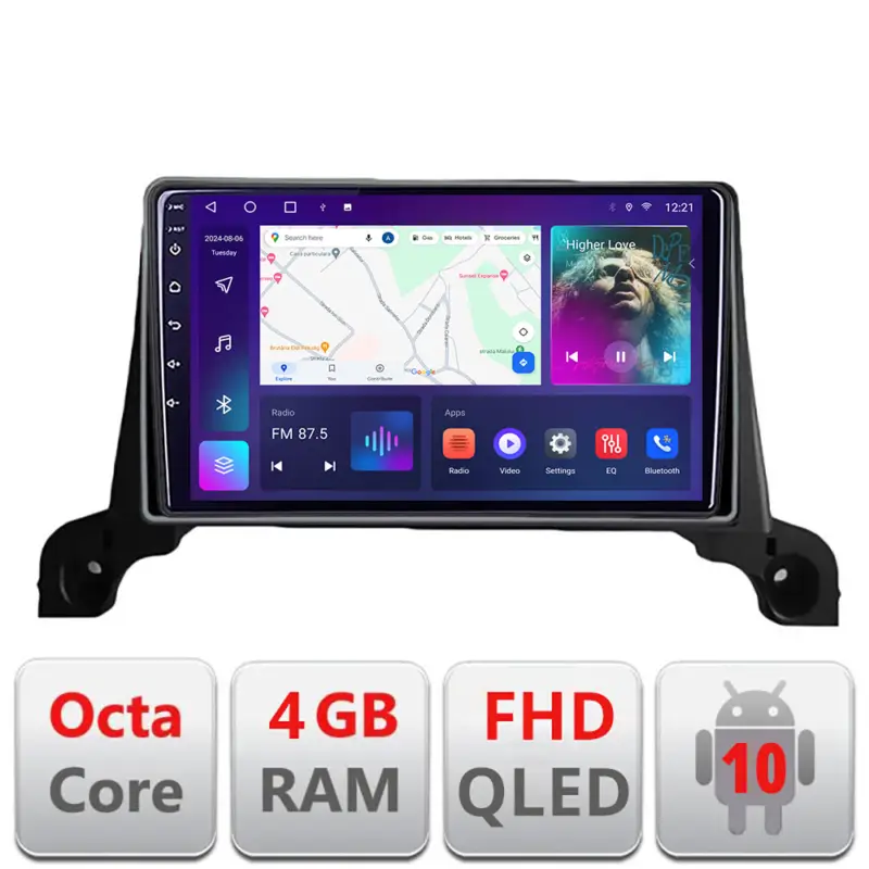 Preț redus Navigatie Android Peugeot 5008 2016-2020 QLED 4GB+64GB CarPlay