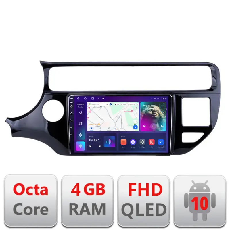 Ultima șansă Navigație Android Kia Rio 2014-2017, ecran QLED, 4GB RAM, 64GB