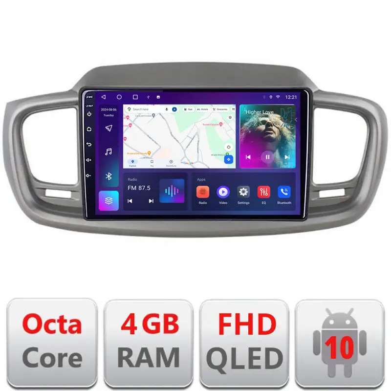Livrare rapidă Navigatie Android Kia Sorento 2015-2018 QLED 4GB+64GB CarPlay