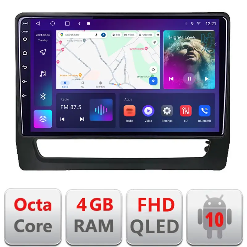 Ofertă Navigație Android Mitsubishi ASX 2020 cu ecran QLED, 4GB RAM, 64GB