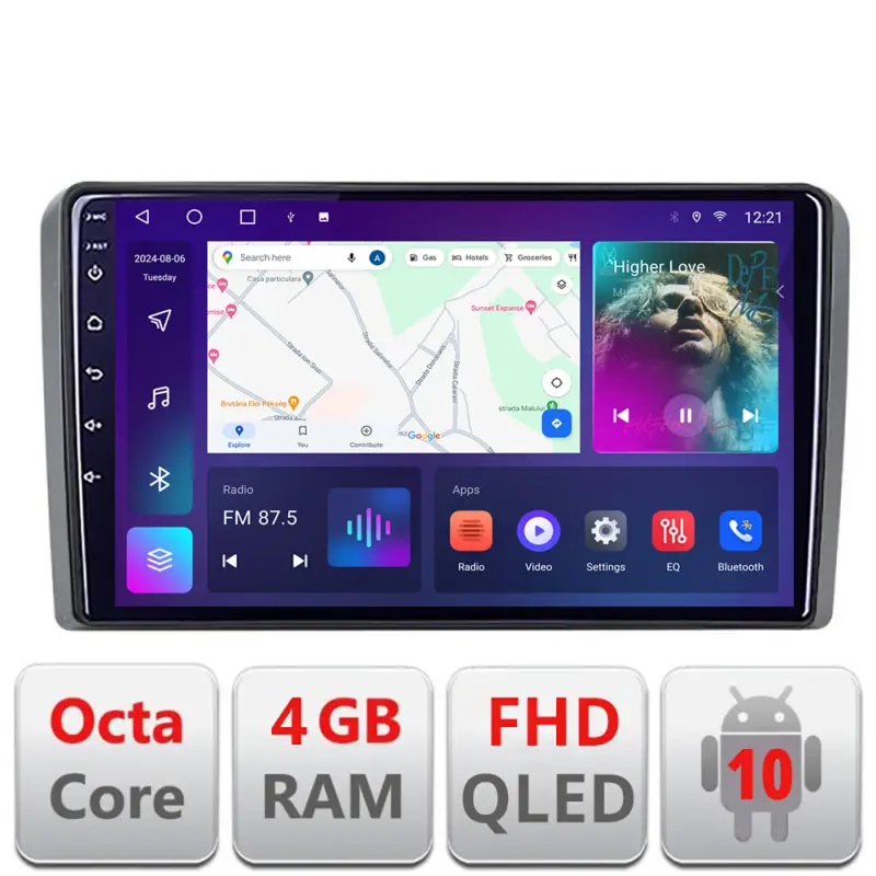 Retur ușor Navigație Android Iveco Daily 2007-2014, ecran QLED, 4GB+64GB, CarPlay