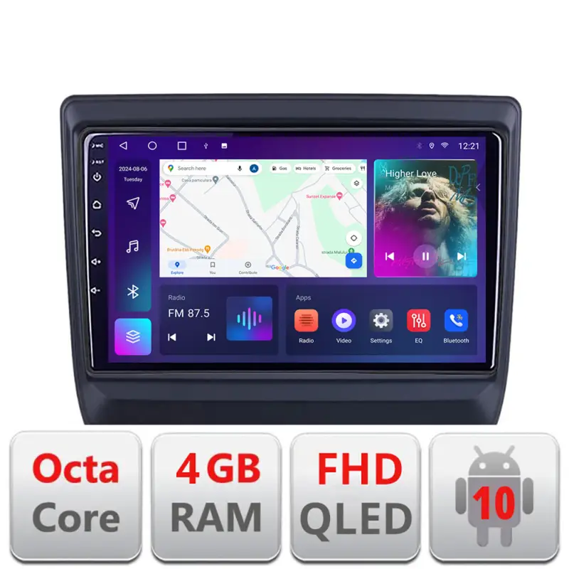 Navigație Android Isuzu D-Max 2020+ cu ecran QLED, 4GB RAM și 64GB Preț promoțional