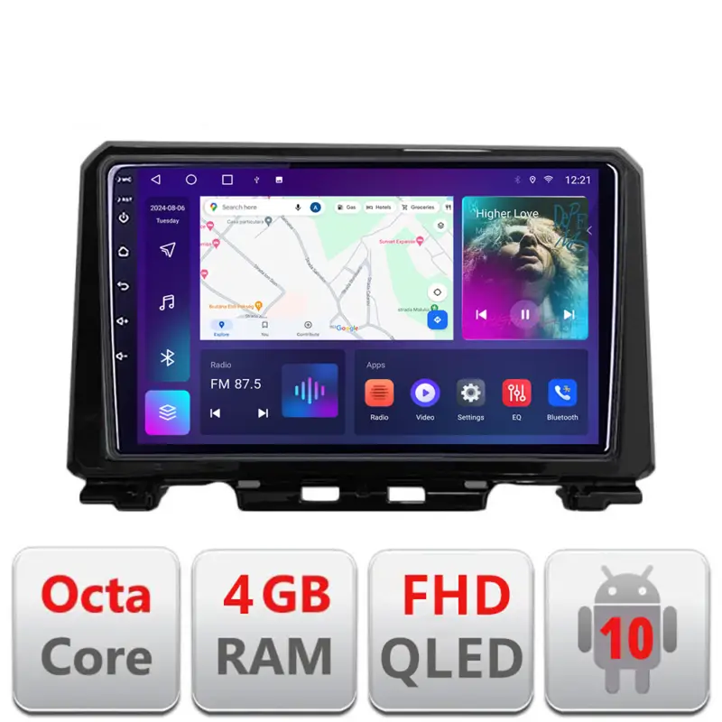 Retur ușor Navigatie Android Suzuki Jimny 2018+ QLED 4GB RAM 64GB CarPlay