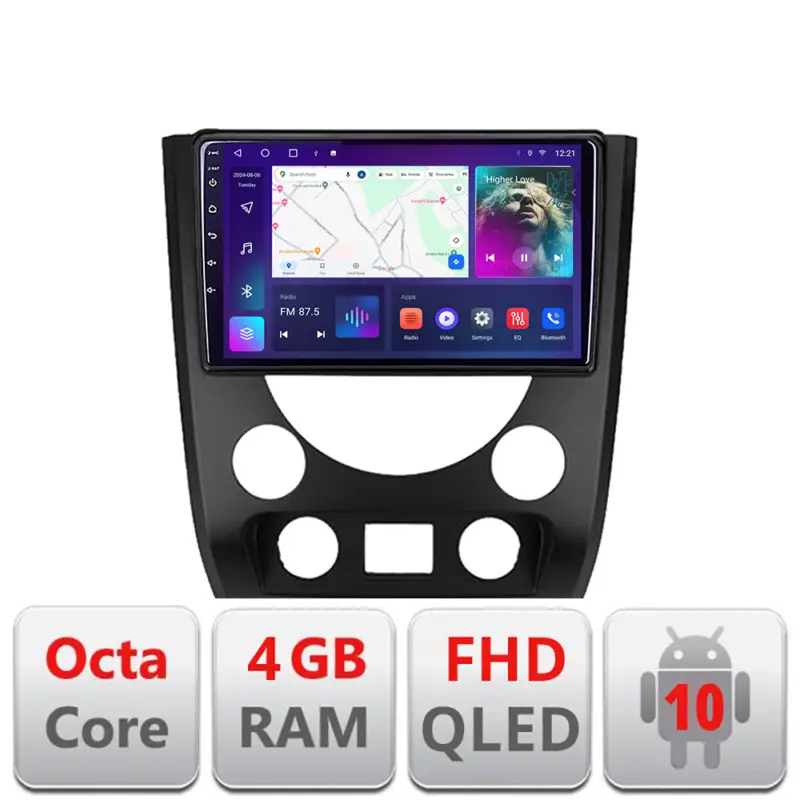 Navigație Android SsangYong Rexton 2013-2016, QLED, Octa-Core, 4GB+64GB Transport gratuit