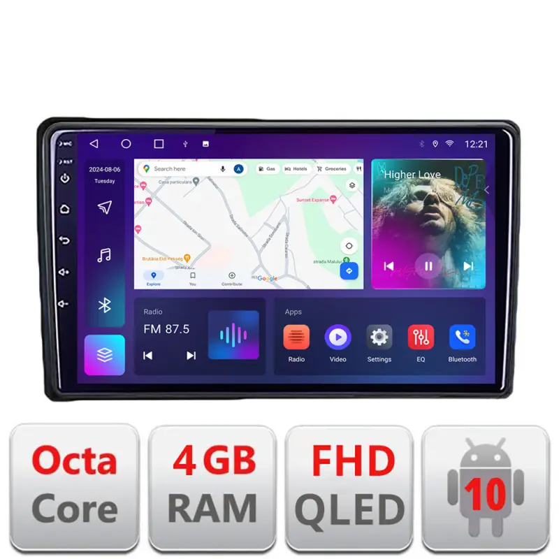 Navigatie Android Ford Transit, Focus, Kuga cu ecran QLED 4GB+64GB Calitate înaltă