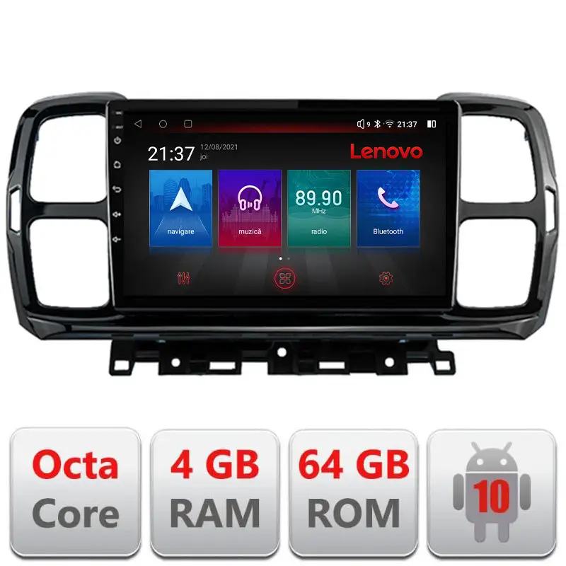 Comandă acum Navigație Android Citroen C5 Aircross 4GB RAM 64GB LTE GPS Resigilată