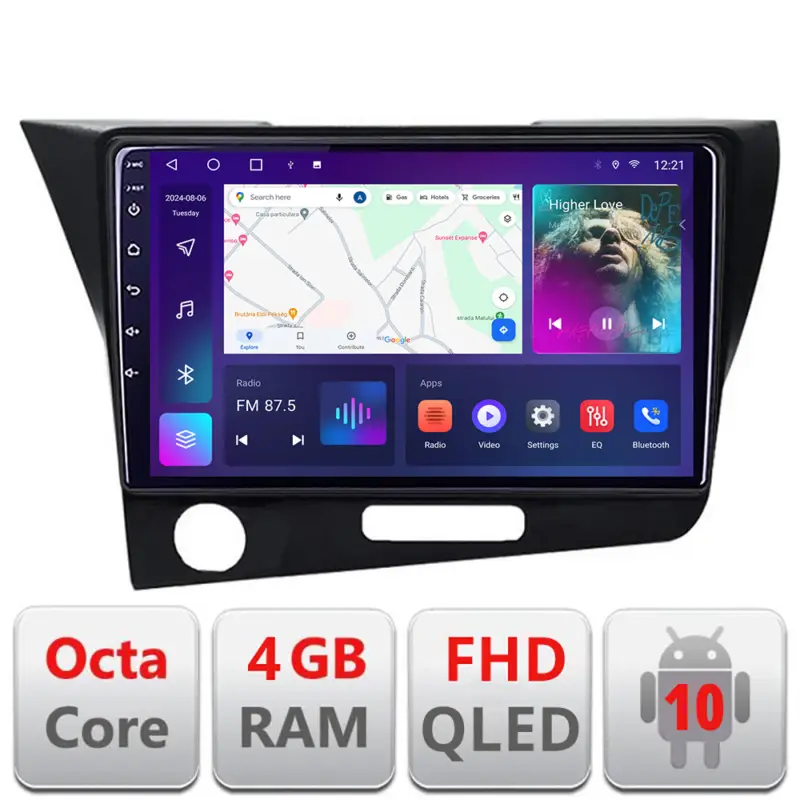 Navigatie Android Honda CR-Z 2006-2013, 4GB RAM, 64GB, GPS, CarPlay Preț redus