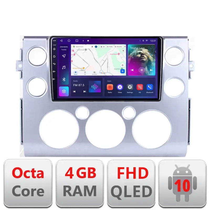 Navigație Android Toyota FJ Cruiser 2006-2020, 4GB RAM, 64GB, CarPlay Ultima șansă