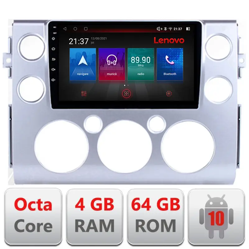 Navigație Toyota FJ Cruiser 2006-2020 Android 4GB+64GB LTE Lenovo Comandă acum