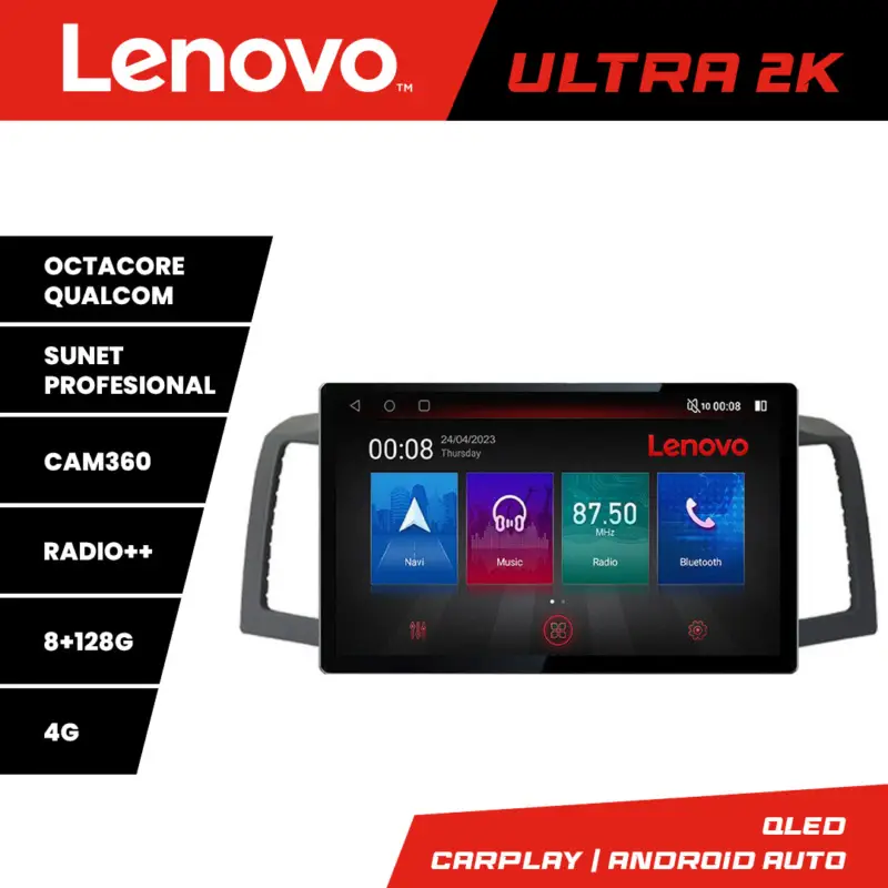 Navigatie Jeep Grand Cherokee 2008-2010, 13 inch 2K QLED, 8GB RAM, 128GB Bestseller