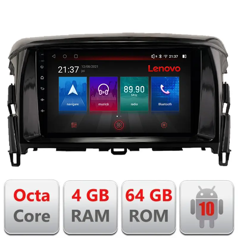 Ofertă exclusivă Navigație Android Mitsubishi Eclipse Cross 2017, 4GB RAM, 64GB, LTE, Resigilată