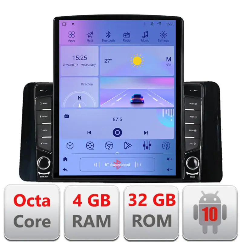 Comandă acum Navigație Android 9.7 inch pentru Skoda Kamiq 2019+ cu GPS, LTE și Octa Core