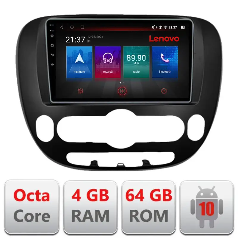 Navigație Android Kia Soul 2014-2019, 4GB RAM, 64GB, LTE, GPS, resigilată Reduceri