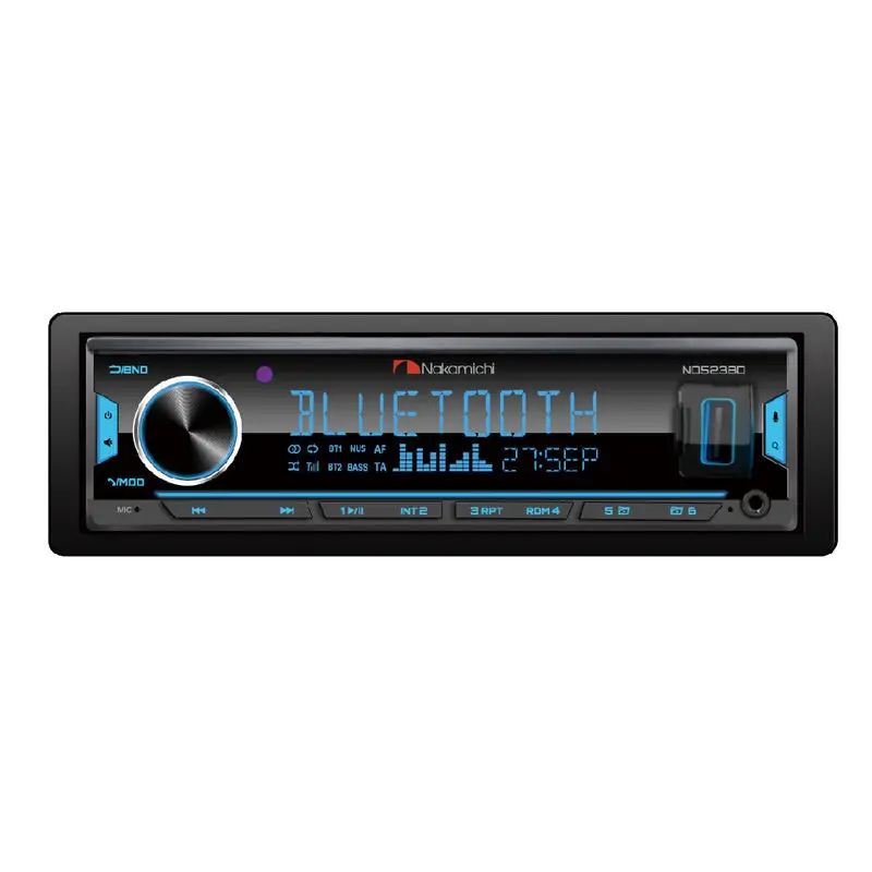 Ofertă limitată Receiver auto Nakamichi 1DIN cu Bluetooth 5.0, USB, DSP si 3 preout 2V