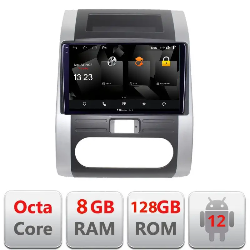 Navigatie Android Nissan X-Trail 2007-2013, QLED 2K, 8GB RAM, 128GB Disponibil imediat