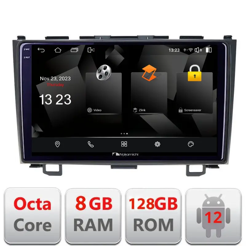 Navigație Honda CR-V 2006-2012 Android 12, 8GB RAM, 128GB, 2K QLED Ofertă exclusivă
