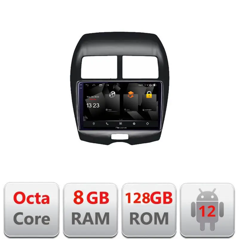 Navigație Android Mitsubishi ASX 2K QLED 8GB RAM 128GB 4G DSP Ofertă