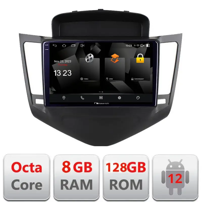Retur gratuit Navigație Chevrolet Cruze Android 12 2K QLED 8GB RAM 128GB
