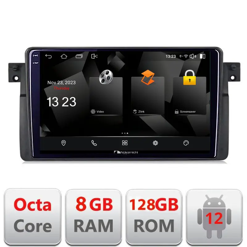 Noutate Navigație BMW Seria 3 E46 Android 2K QLED 8GB RAM 128GB 4G DSP