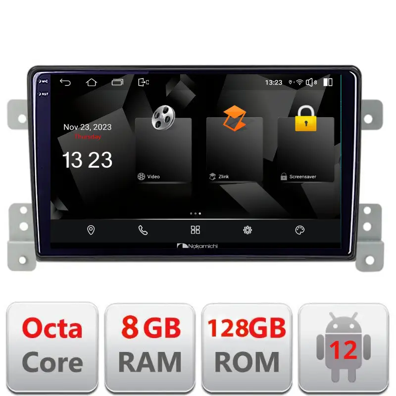 Plată sigură Navigație Suzuki Grand Vitara 2005-2015 Android 12 2K QLED 8GB+128GB