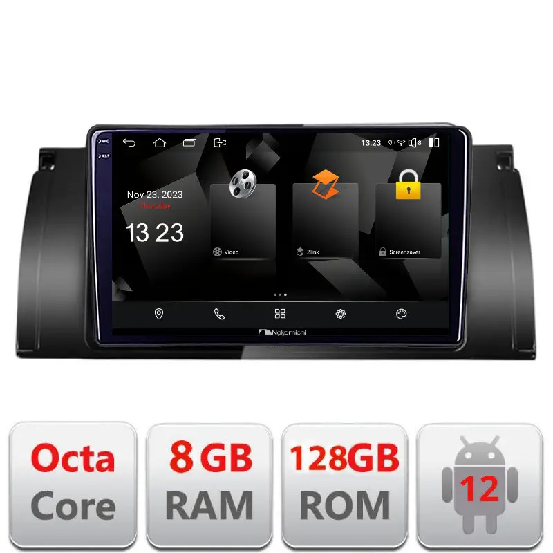 Ofertă specială Navigație BMW E39 și E53 Android 12, 8GB RAM, 128GB, 2K QLED