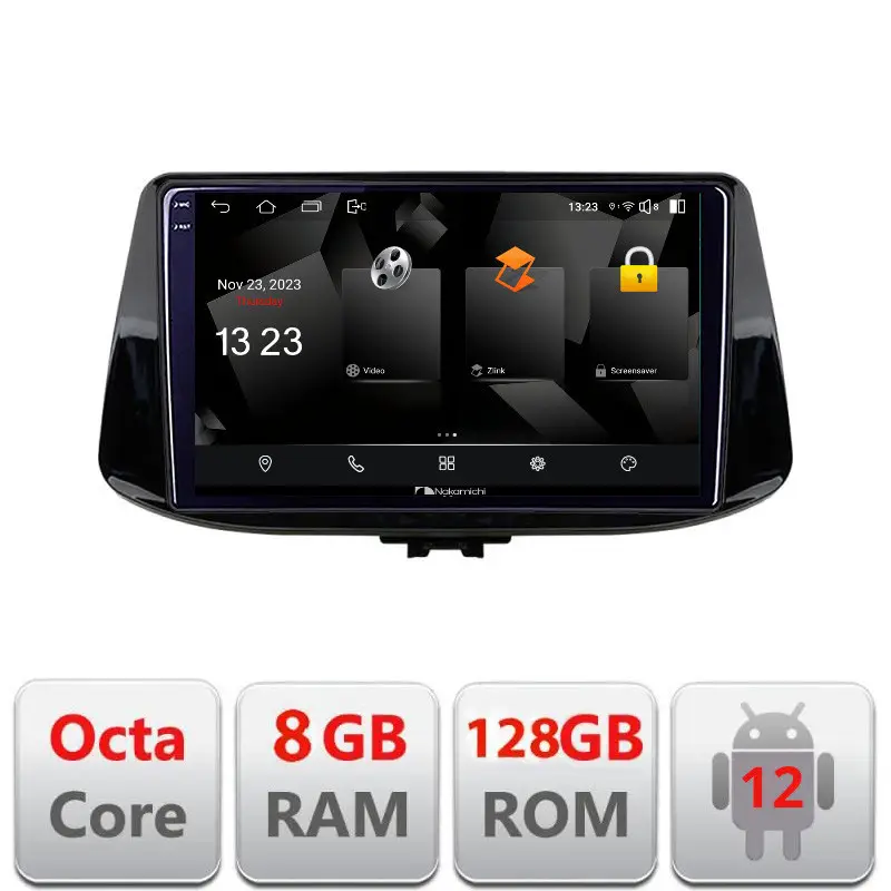 Retur gratuit Navigație Hyundai i30 2017+ Android 12 Octa Core 8GB RAM 128GB 2K QLED 4G