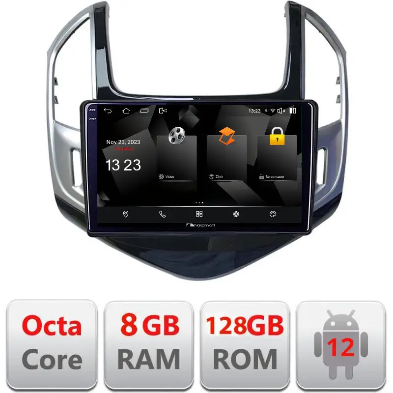 Navigație Chevrolet Cruze 2013+ Android 12 QLED 2K 8GB RAM 128GB 4G Ofertă de sezon