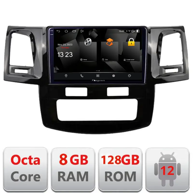 Navigație Toyota Hilux 2008-2014 Android 2K QLED 8GB RAM 128GB Ofertă exclusivă