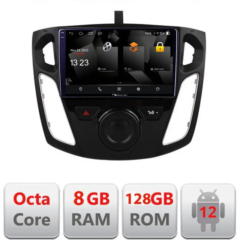 Navigatie Android Ford Focus 3 2011-2018, 2K QLED, 8GB RAM, 128GB Retur gratuit