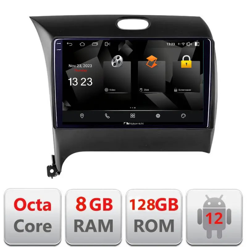 Bestseller Navigatie Android Kia Cerato 2013-2017, 8GB RAM 128GB, 2K QLED