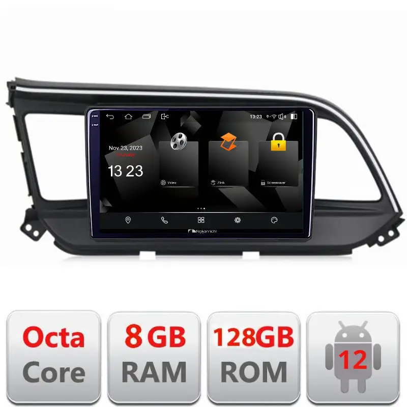 Navigație Hyundai Elantra 2018+ Android 12, 2K QLED, 8GB RAM, 128GB Cel mai vândut