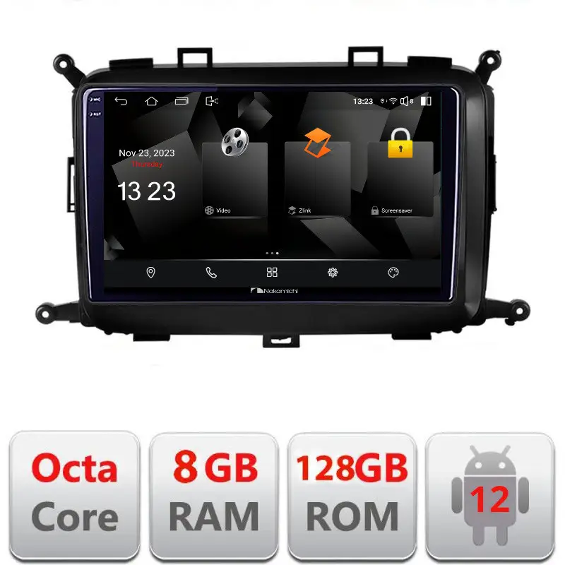 Navigatie Android 12 Kia Carens 2013-2018, 2K QLED, 8GB RAM, 128GB Livrare gratuită