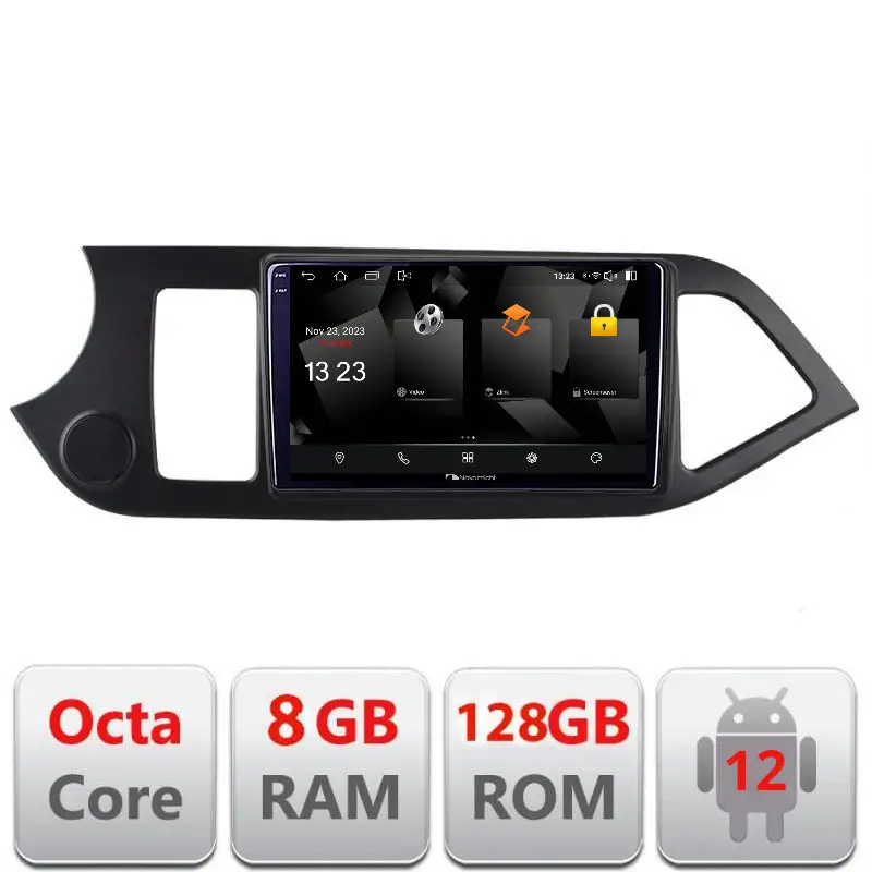 Navigatie Android Kia Picanto 2011-2015, 2K QLED, 8GB RAM, 128GB Calitate înaltă