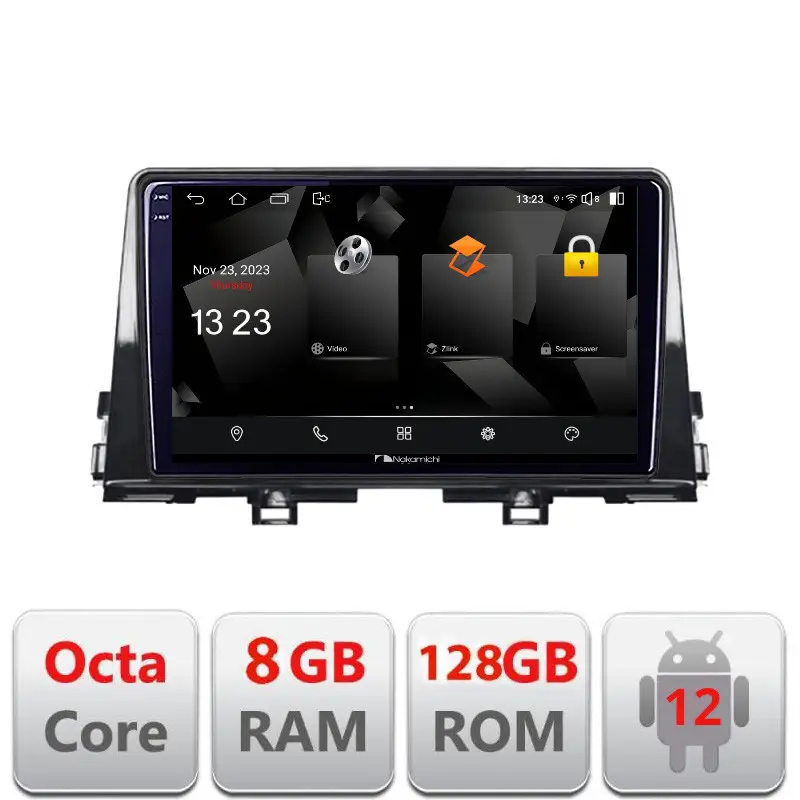 Navigație dedicată Kia Picanto 2016+ Android 12, 8GB RAM, 128GB, 2K QLED Retur gratuit