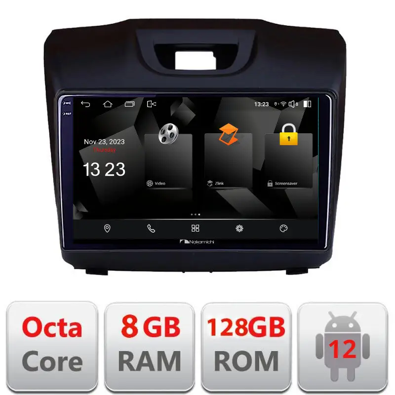 Noutate Navigație dedicată Isuzu D-Max Android 12, 2K QLED, 8GB RAM, 128GB