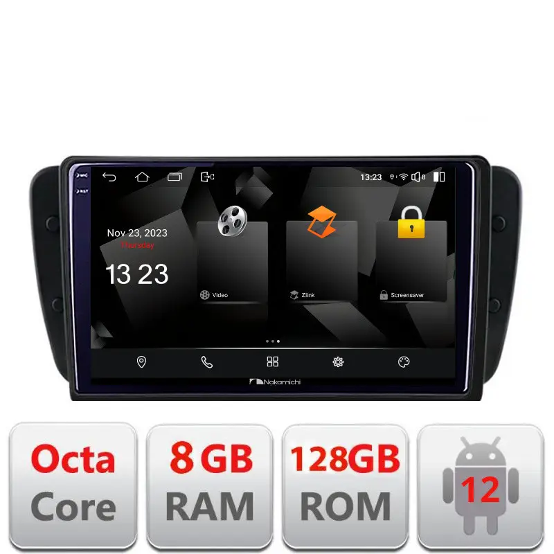 Ofertă specială Navigație Seat Ibiza 2008-2014 Android 12, 2K QLED, 8GB RAM, 128GB