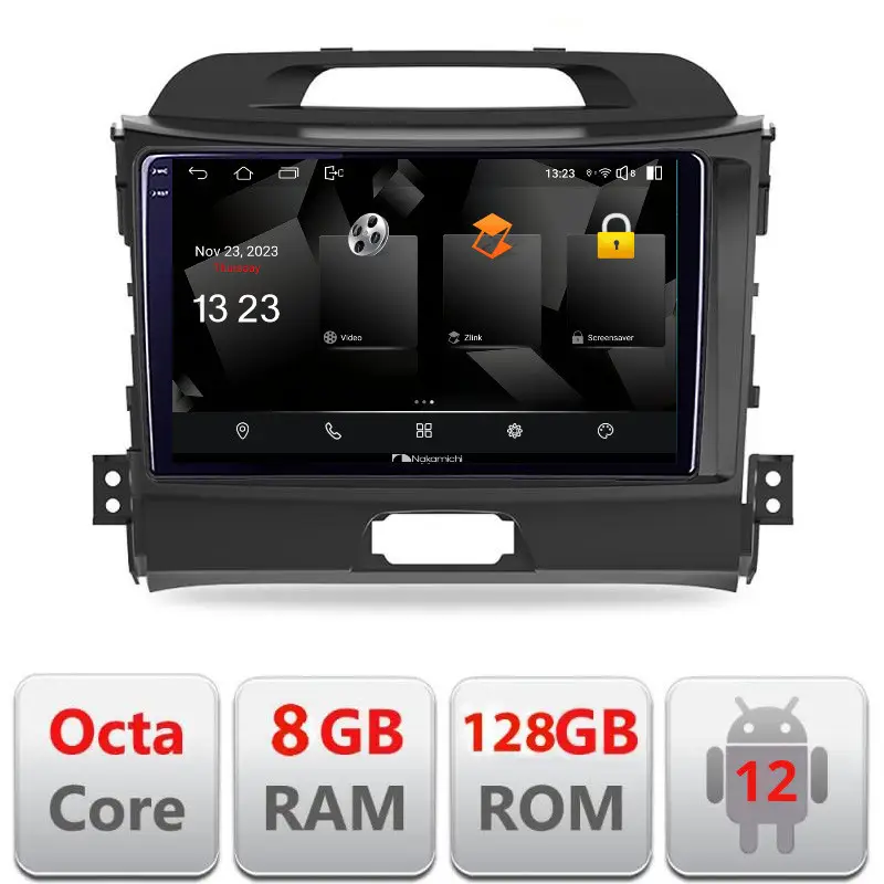 Navigatie Android Kia Sportage 2010-2016 2K QLED 8GB RAM 128GB Cel mai vândut