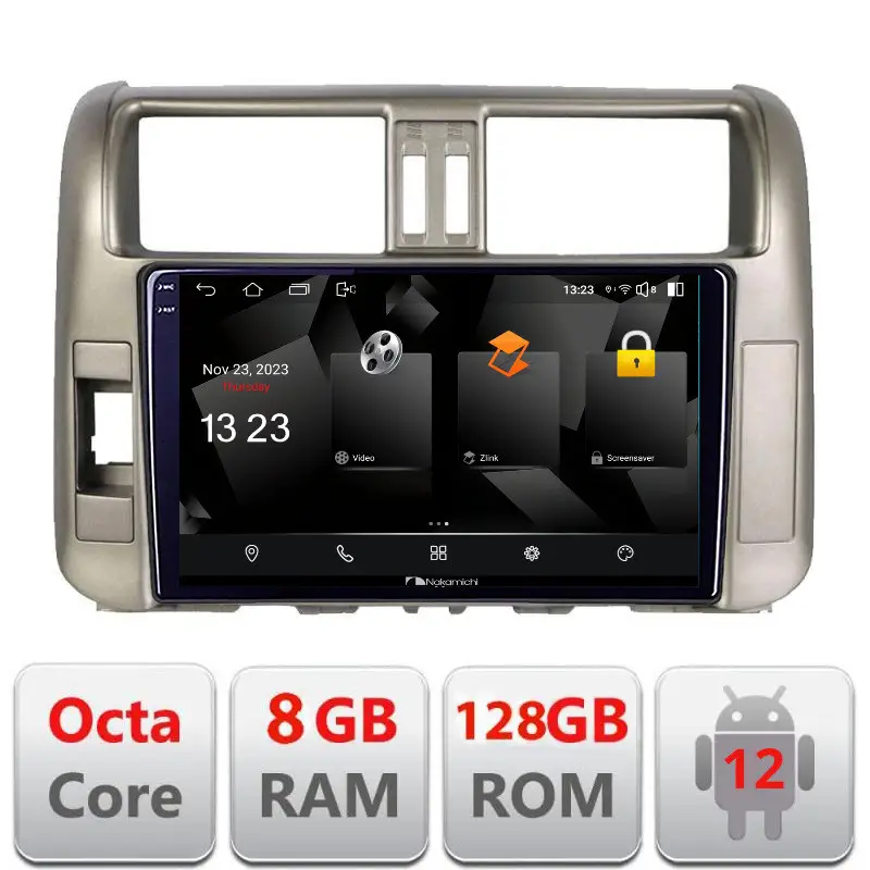 Navigație Toyota Prado 2010-2013 Android 2K QLED 8GB RAM 128GB Reducere
