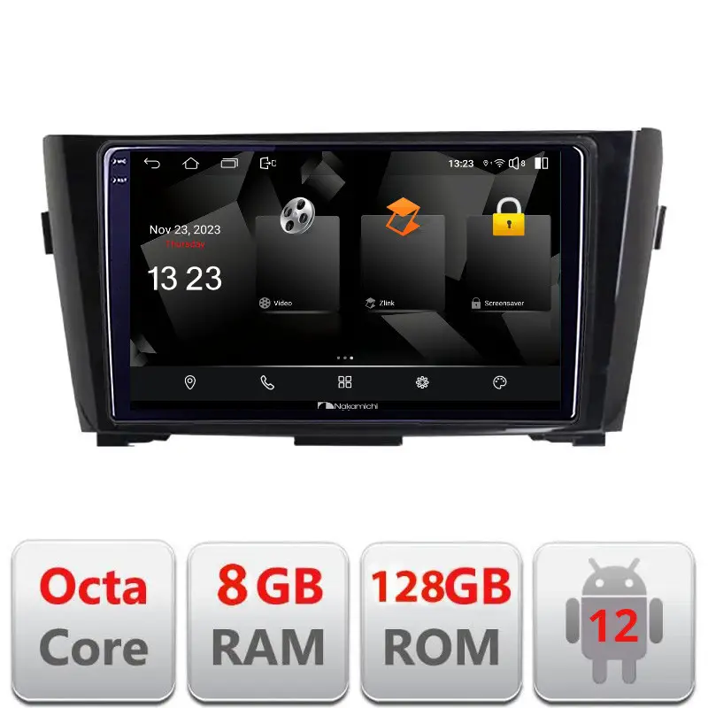 Navigatie Nissan Qashqai/X-Trail 2013-2018 Android 12 2K QLED 8GB+128GB Preț mic